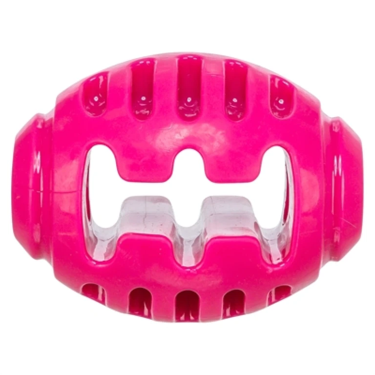 TRIXIE Rugbybal Soft & Strong TPR Roze - 1 stuk