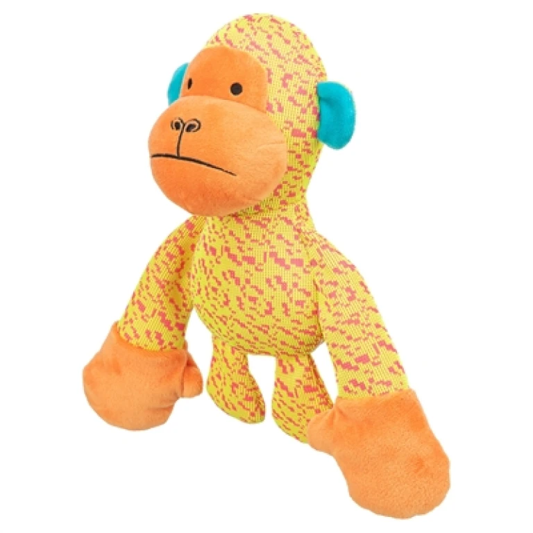 TRIXIE Aap Hondenspeeltje van Stof - Geel/Oranje - 1 stuk