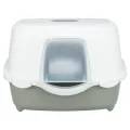 TRIXIE KATTENBAK DAVIO TOP OUTDOOR MET KAP GRIJS / WIT