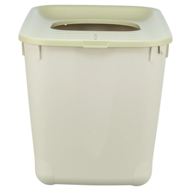 TRIXIE Kattenbak Hop-In Grijs/Groen 38x58x39 cm (1 stuk)