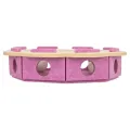 TRIXIE HOLE'N'ROLL BLOEM VILT ROZE / BEIGE