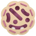 TRIXIE HOLE'N'ROLL BLOEM VILT ROZE / BEIGE