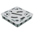 TRIXIE HOLE'N'ROLL BOX VILT GRIJS