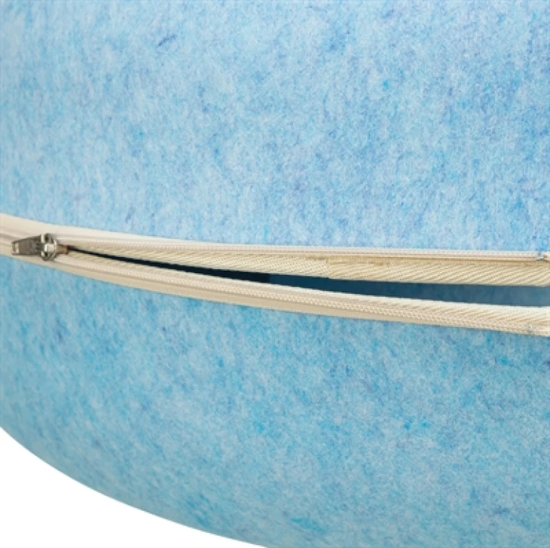 TRIXIE Speeldonut van vilt - Blauw - 1 stuk