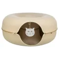 TRIXIE Speeldonut van vilt beige - 1 stuk (60x60 cm)