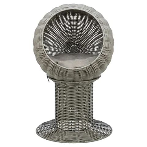 TRIXIE KATTENMAND AMALIA ROND POLYRATTAN GRIJS