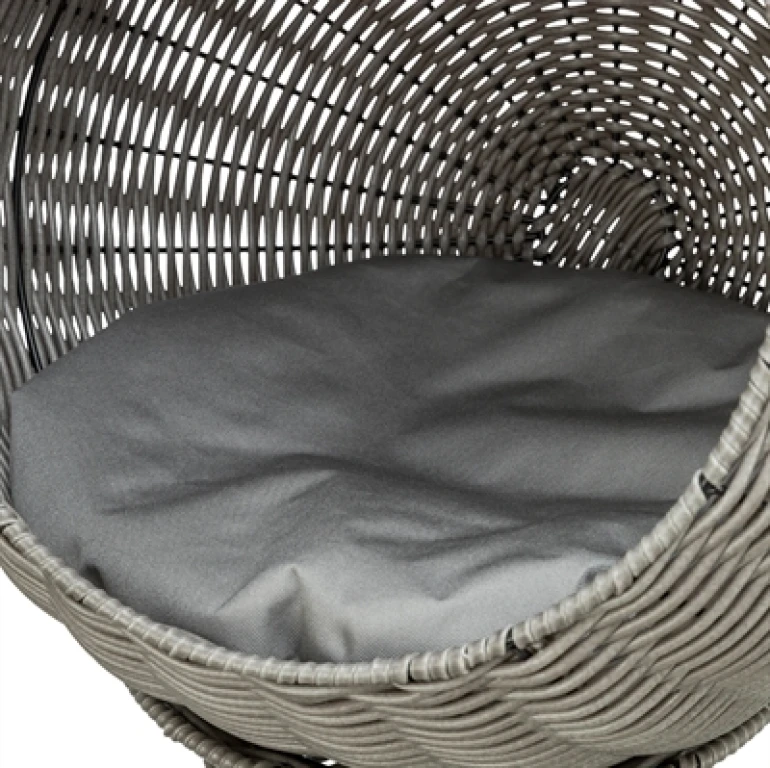 TRIXIE Kattenmand Amalia Rond Polyrattan Grijs - 1 stuk