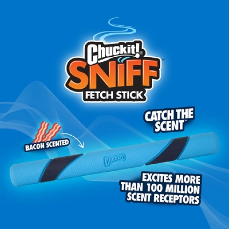 Chuckit Sniff Fetch Stick Apporteerstok Bacongeur - 1 stuk