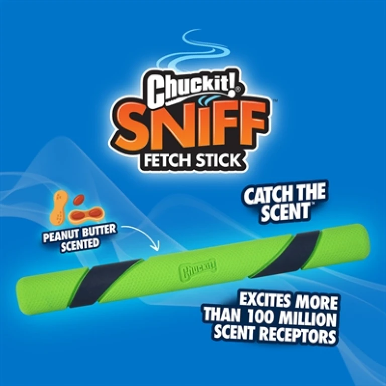 Chuckit Sniff Fetch Stick Hondenspeelgoed Pindakaasgeur - 1 stuk