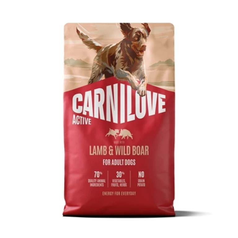 Carnilove Hond Droogvoer Active Adult All Breeds Lam & Wild Zwijn 4 kg