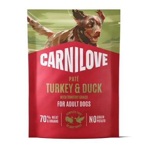 CARNILOVE POUCH TURKEY / DUCK / TIMOTHY GRASS