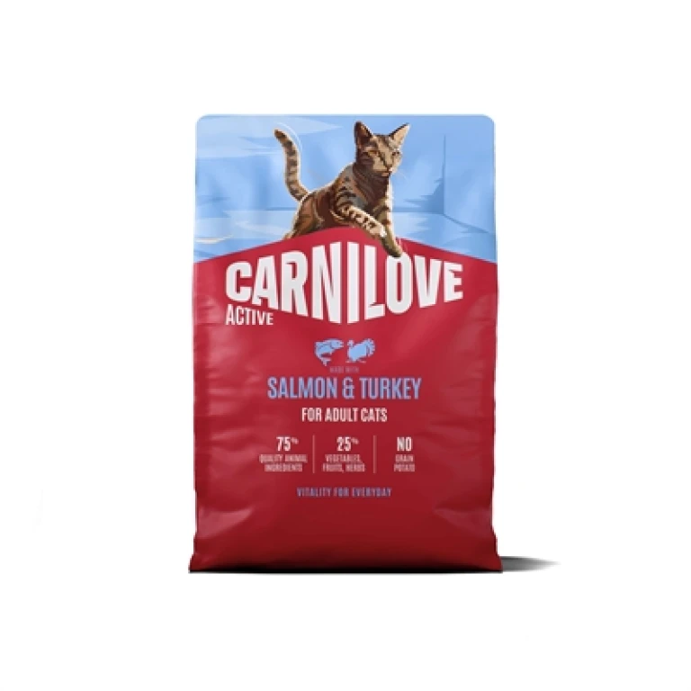 Carnilove Natvoer Active Adult Alle Rassen Zalm & Kalkoen 2 kg