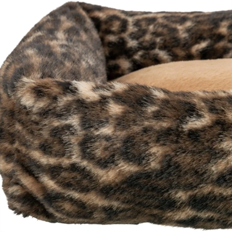 TRIXIE Hondenmand Leo Hoekig Panterprint Bruin 100x70 cm - 1 stuk