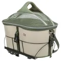 TRIXIE FIETSMAND VOOR BAGAGEDRAGER POLYESTER OLIJFGROEN / BEIGE