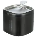 TRIXIE Aqua Pure Drinkfontein voor Honden - RVS/Kunststof, Zwart, 1 stuk