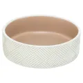 TRIXIE Voer- en Drinkbak Keramiek Wit/Beige - 1 stuk
