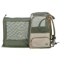 TRIXIE RUGZAK ROCCO MAXIMAAL 10 KG BEIGE / OLIJFGROEN