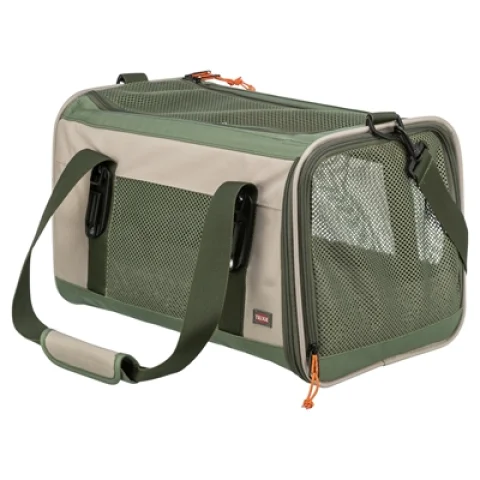 TRIXIE TAS MARLON MAXIMAAL 7 KG BEIGE / OLIJFGROEN