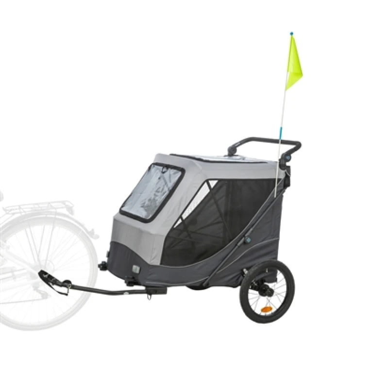 TRIXIE Hond Fietskar Grijs XL tot 45kg