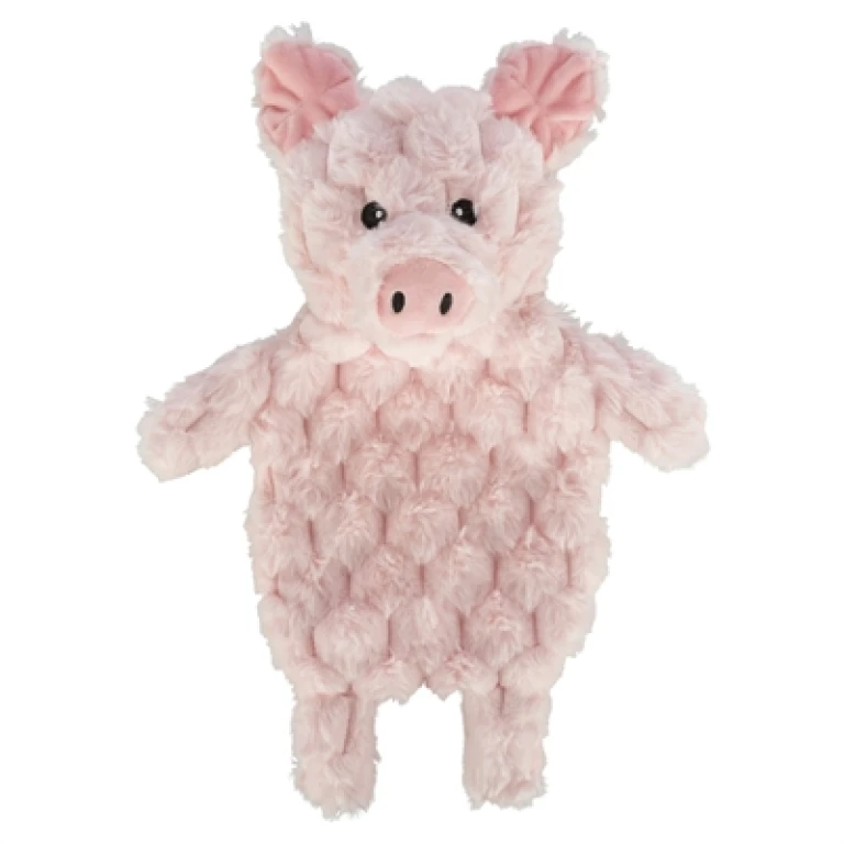TRIXIE Pluche Hondenspeeltje Varkentje Roze - 1 stuk - 40 cm