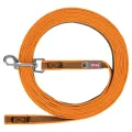 TRIXIE SLEEPLIJN MET RUBBER BEKLEED ZONDER HANDLUS ORANJE