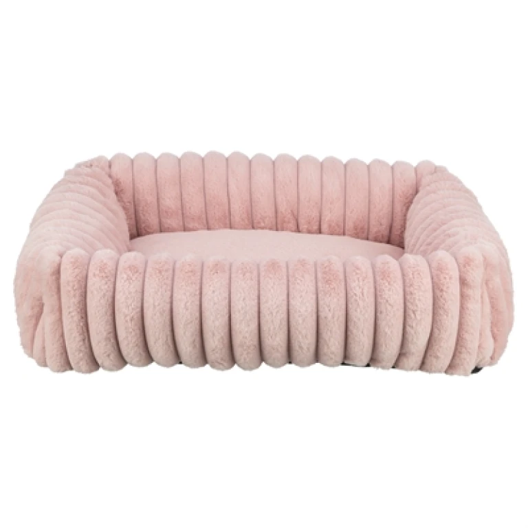 TRIXIE Hondenmand Lonni Hoekig Ribfluweel Roze - 1 stuk