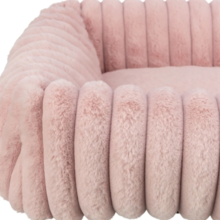 TRIXIE Hondenmand Lonni Hoekig Ribfluweel Roze - 1 stuk