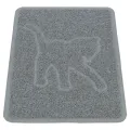 TRIXIE KATTENBAKMAT KATTENSILHOUET PVC LICHTGRIJS