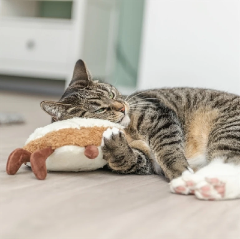 Knuffel Toast XXL Bruin 18 cm - 1 stuk
