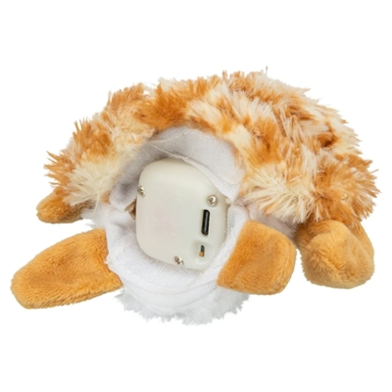 TRIXIE Spartel Schildpad Pluche Kattenspeeltje - 1 stuk - 14 cm