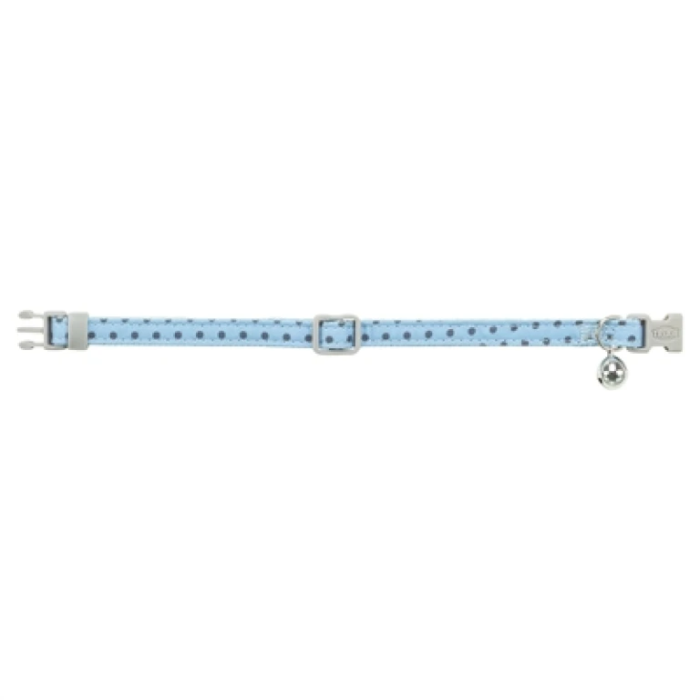 Trixie Kattenhalsband Stippen Motief Blauw - 20-30 cm - 1 stuk