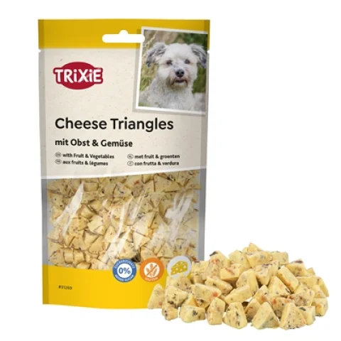 TRIXIE CHEESE TRIANGLES MET FRUIT EN GROENTEN