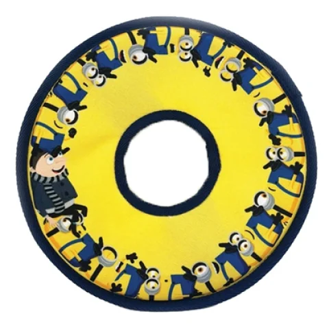 MINIONS CANVAS FRISBEE GEEL