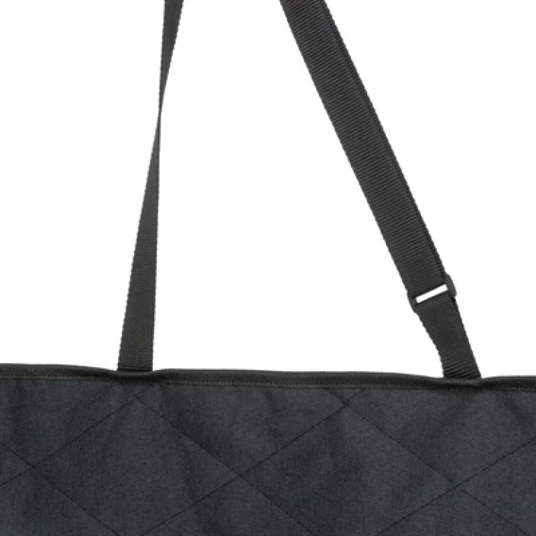 TRIXIE Autostoelkussen Dubbel Zwart voor hond - 1 stuk - 95x50x10 cm