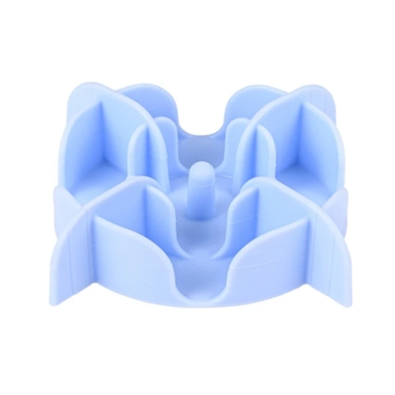 Zolux Slowfeeder Inzetstuk voor Voerbak - Silicone - Blauw - 1 stuk
