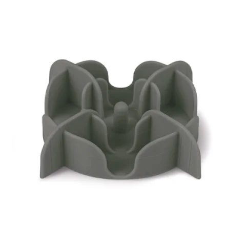 ZOLUX SLOWFEEDER / INZET STUK VOOR VOERBAK SILICONE GRIJS
