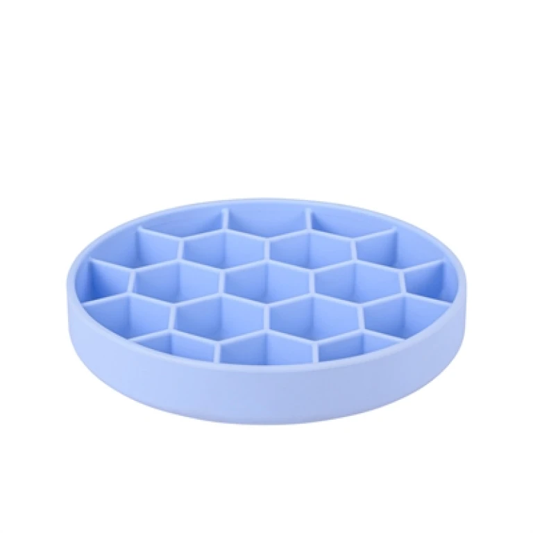 ZOLUX Slow Feed Voerbak voor Hond met Zuignappen - Blauw - 1 stuk
