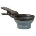 ZOLUX VOERSCHEP 2 IN 1 SCHEP / AFSLUITKLEM SILICONE GRIJS