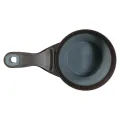 ZOLUX VOERSCHEP 2 IN 1 SCHEP / AFSLUITKLEM SILICONE GRIJS