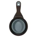 ZOLUX VOERSCHEP 2 IN 1 SCHEP / AFSLUITKLEM SILICONE GRIJS