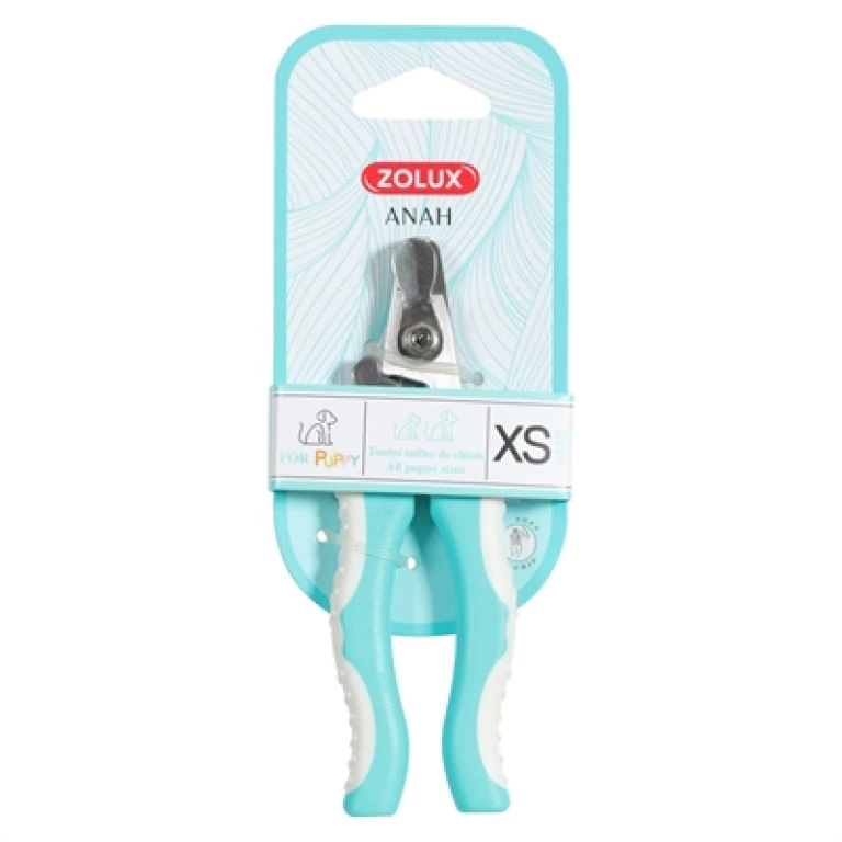 Zolux Anah Nagelschaar voor Puppy Blauw/Wit - 1 stuk - Metaal