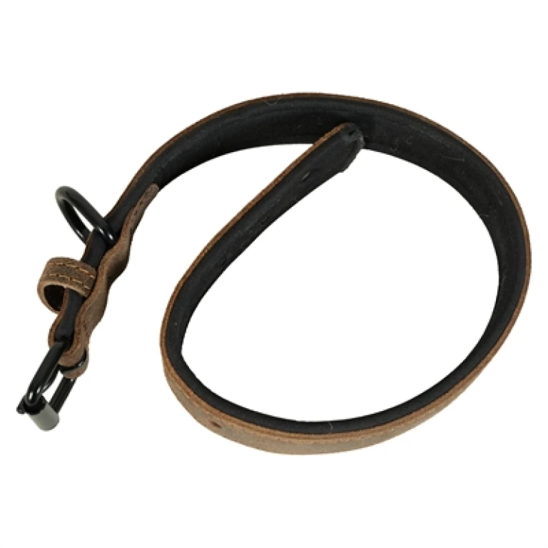 Zolux Expert Hondenhalsband Premium Leer & Neopreen - Bruin - 60x2,5 cm