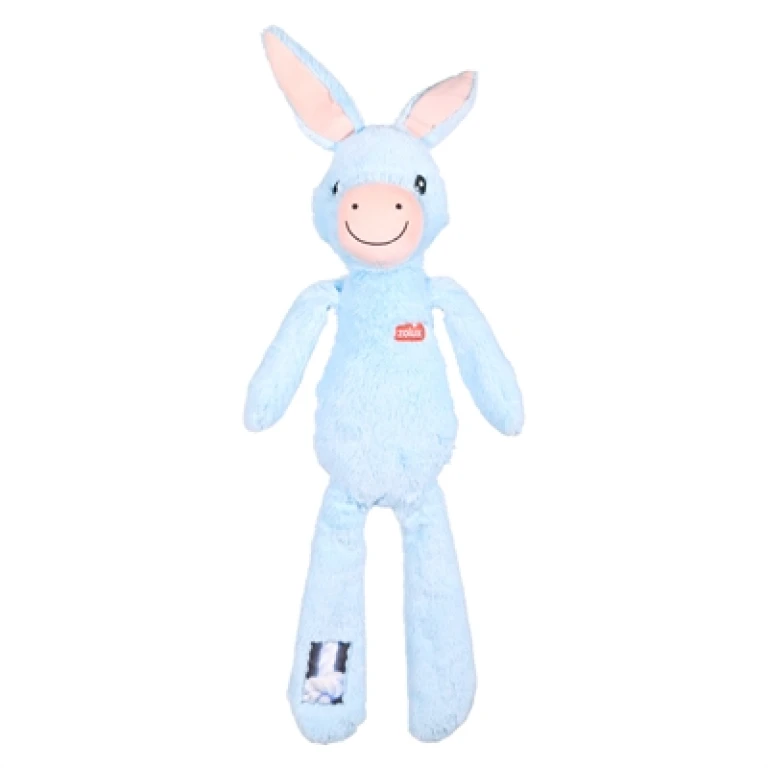 Knuffel Ezel Hassan Blauw 69 cm
