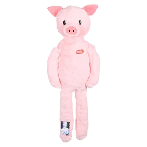 ZOLUX FURRY FARM VARKEN JASON PLUCHE MET TOUW ROZE