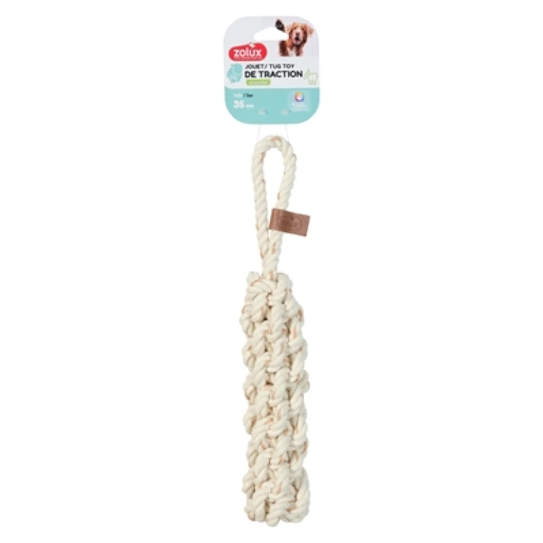 Hondentrainingsspeelgoed Flostouw met Greep 37 cm - 1 stuk