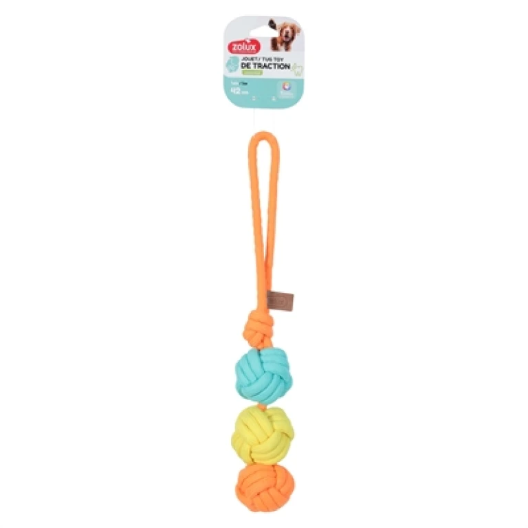 Hondentrainingsspeelgoed Flostouw Twist Meerkleurig 43 cm - 1 stuk