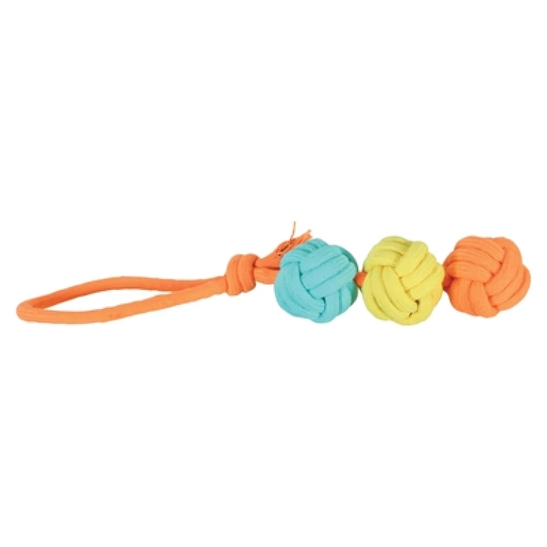 Hondentrainingsspeelgoed Flostouw Twist Meerkleurig 43 cm - 1 stuk