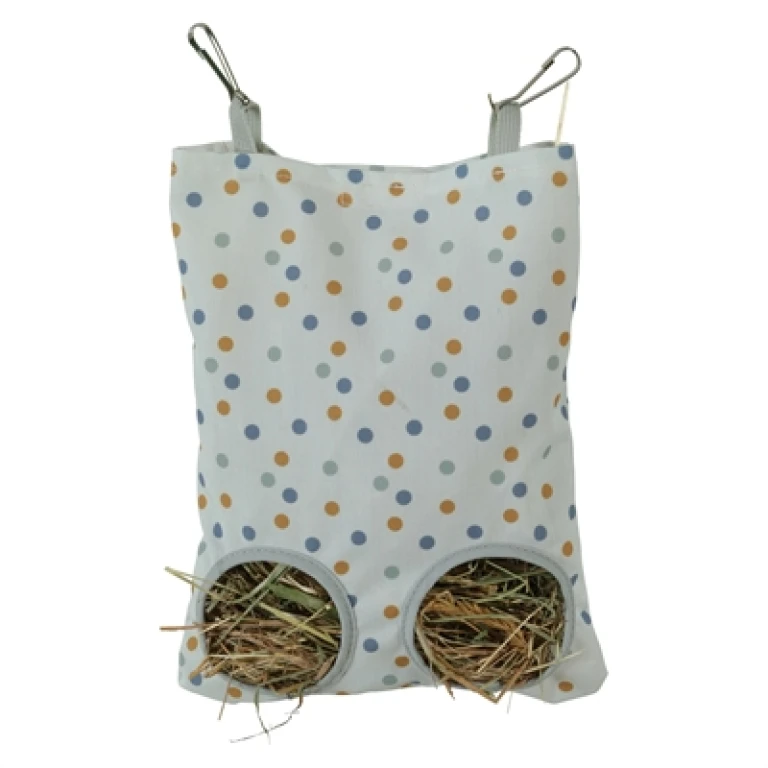 Zolux Cosy Hooizak Gestipt Wit - 1 stuk - 29x19 cm