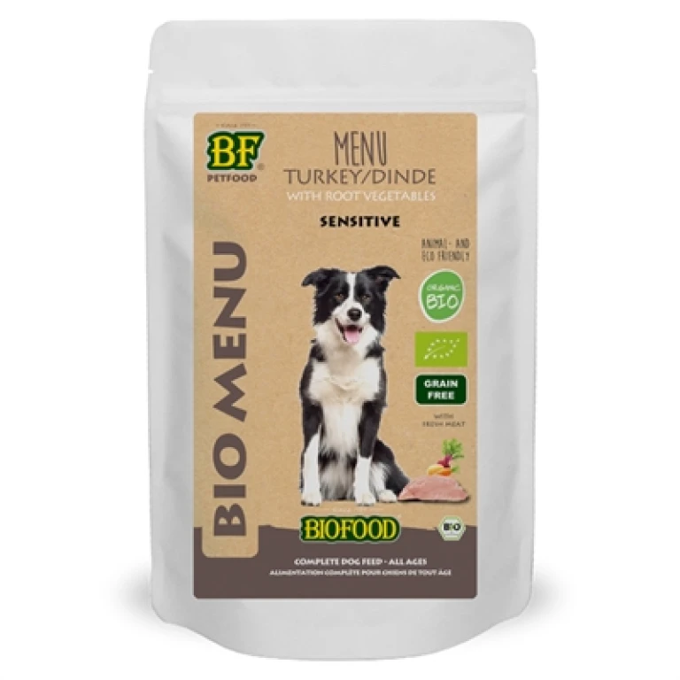 Hond Natvoer Kalkoen 2,1 kg (set van 14 pouches)