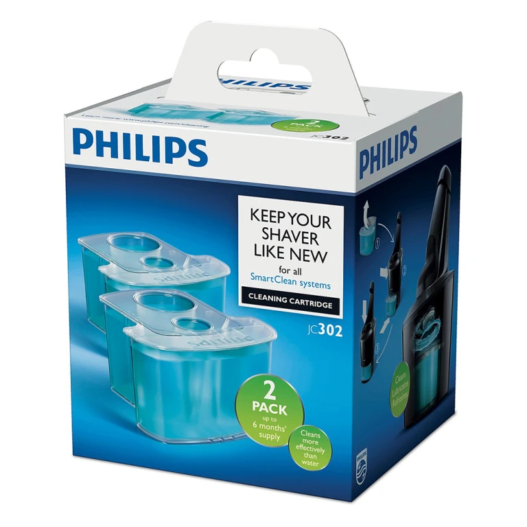 Philips Scheerapparaat Reinigingscartridges JetClean - set van 2